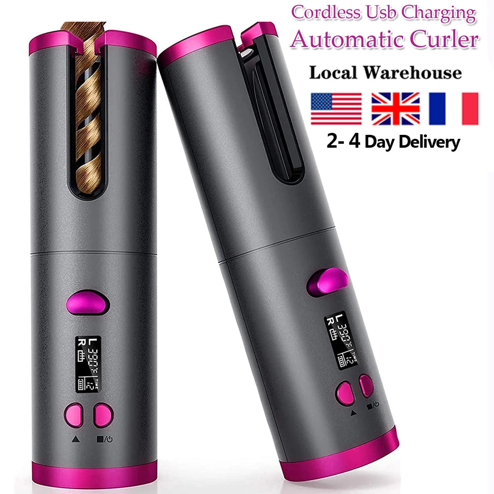 Cordless Automatic Hair Curler