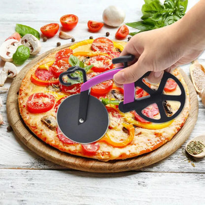 SliceCycle Stainless Steel Pizza Cutter