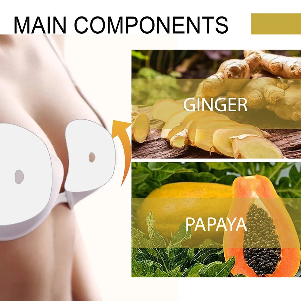 Natural Ginger Breast Enhancer Pads