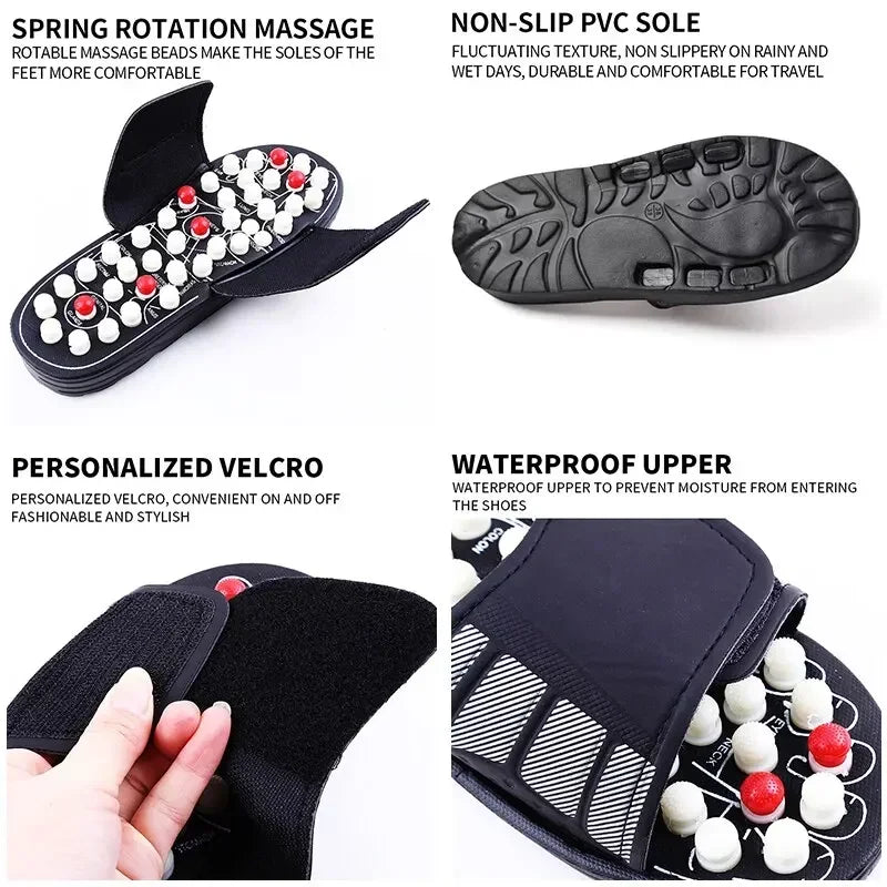 SoleRelax Acupressure Massage Slippers