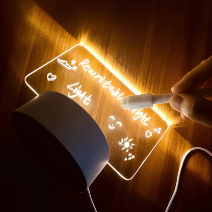 LuminaNote™ LED Message Board Night Light