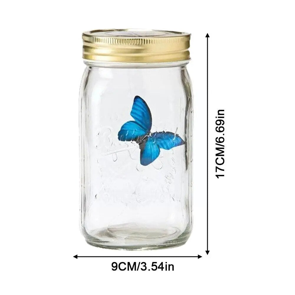 Butterfly Collection Jar LED Lamp