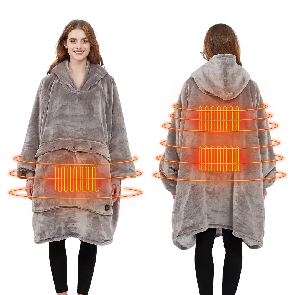 CozyHeat™ USB-Heatable Wool Hoodie