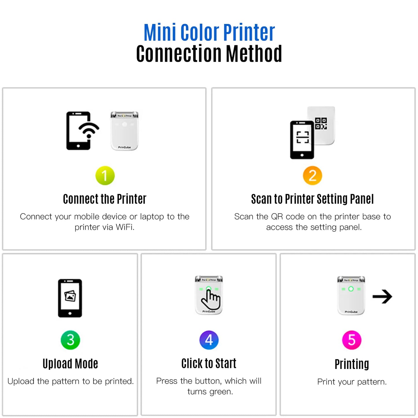 Mbrush Mini Portable Printer