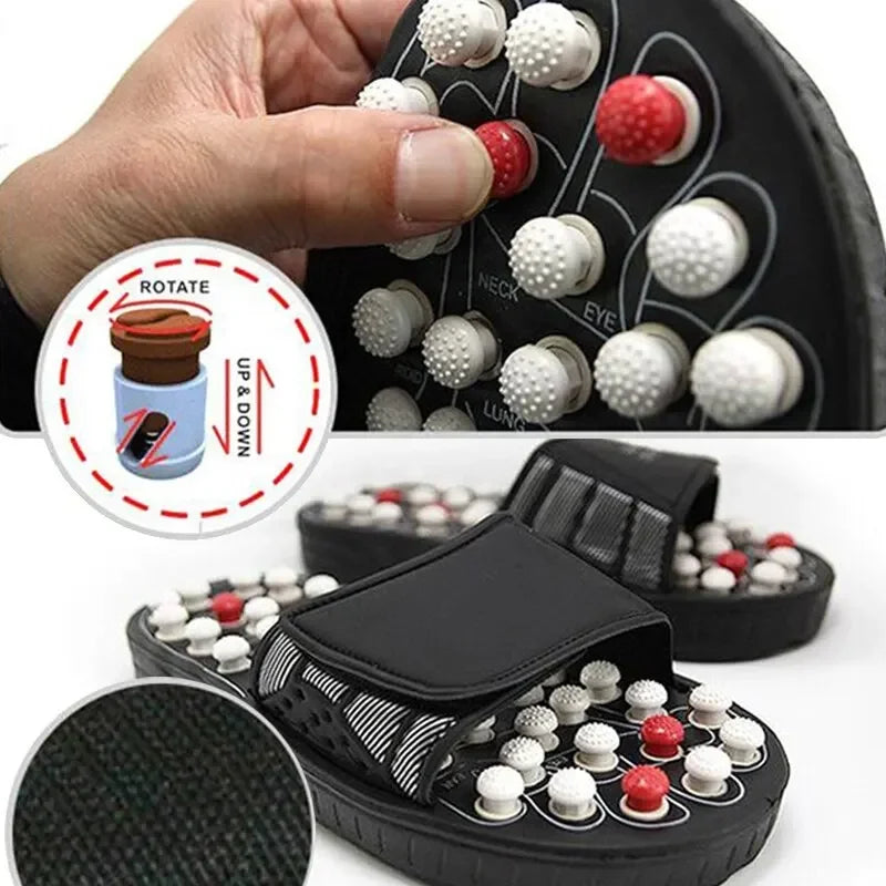 SoleRelax Acupressure Massage Slippers