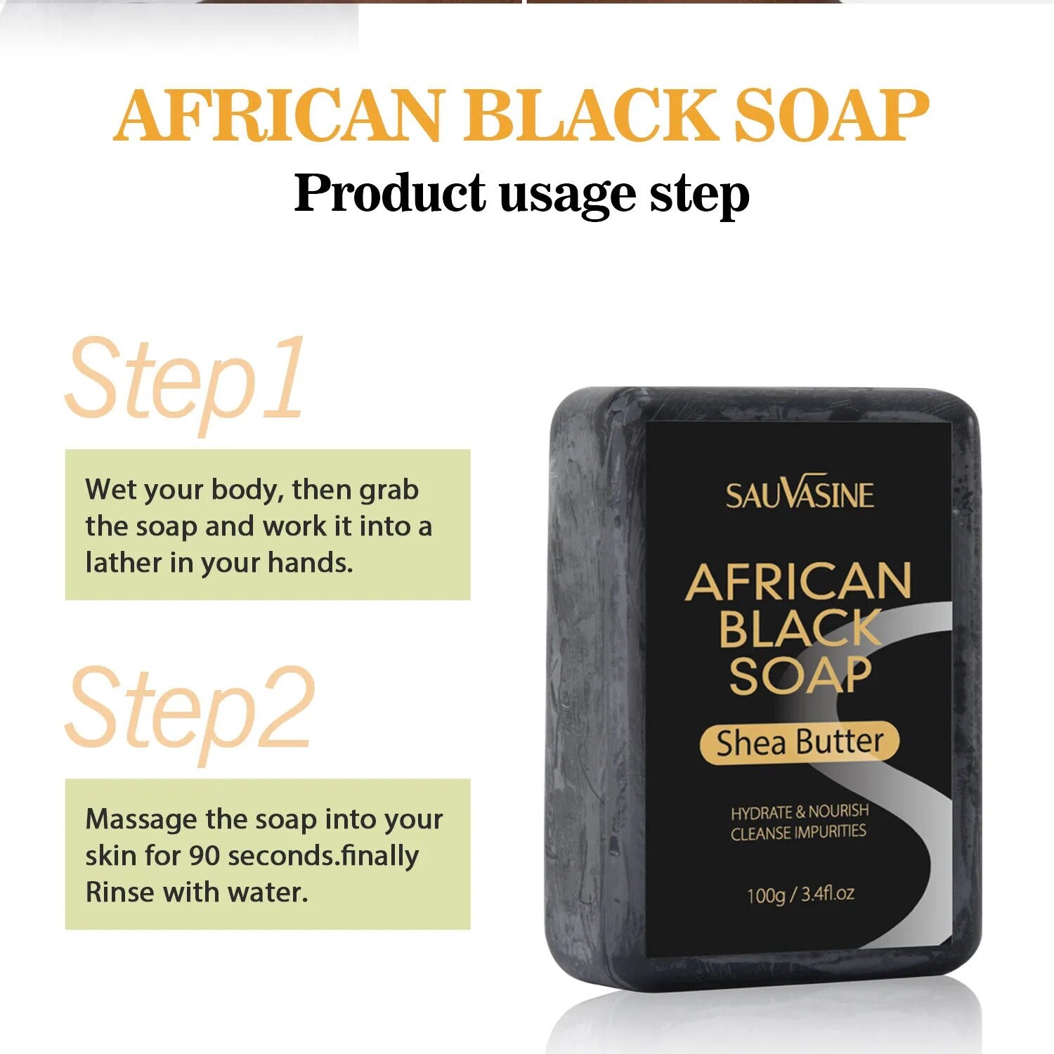 Shea Moisture African Black Soap Bar