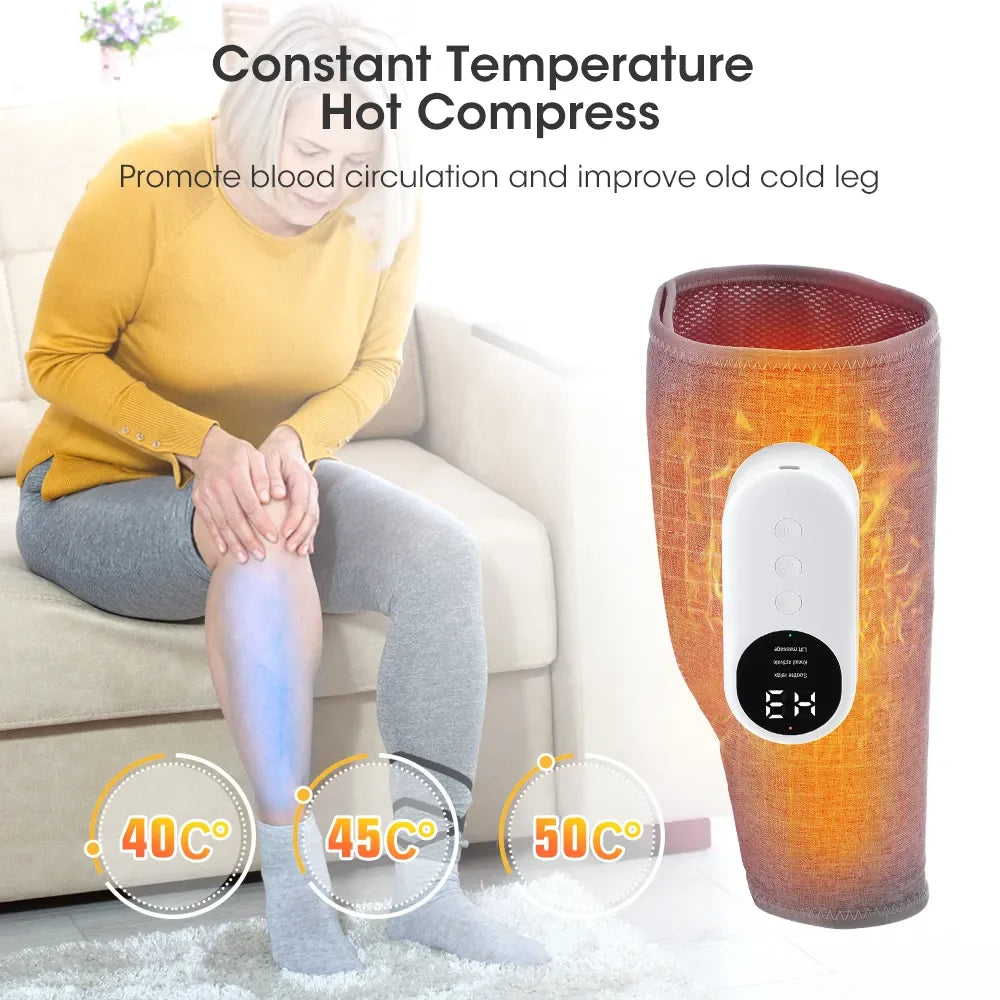 FlexRelax 360° Leg Massager with Hot Compress
