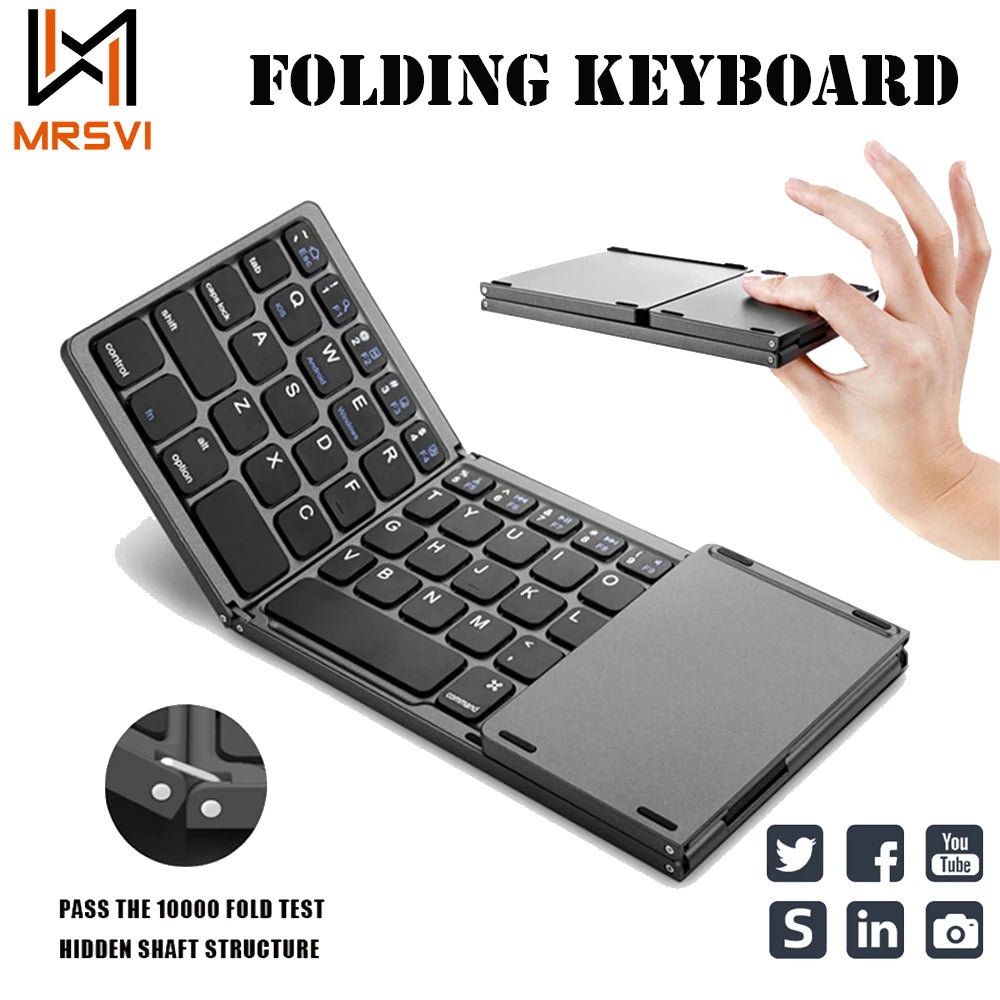 Mini Wireless Keyboard with Touchpad