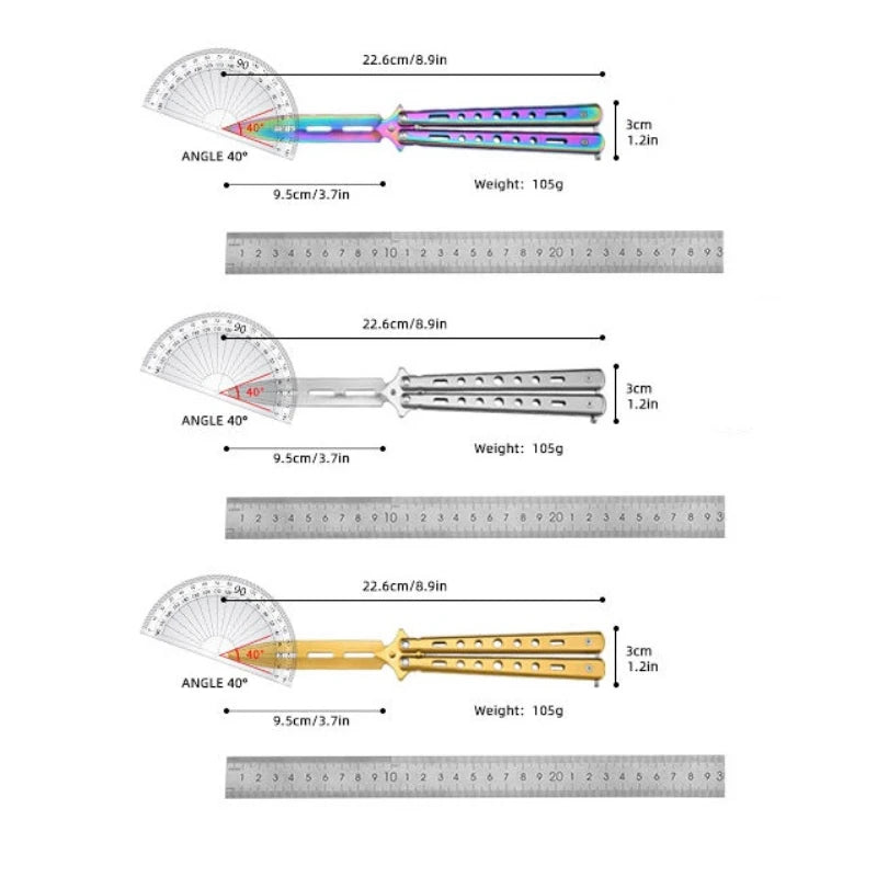 SteelWing Stainless Steel Butterfly Knife