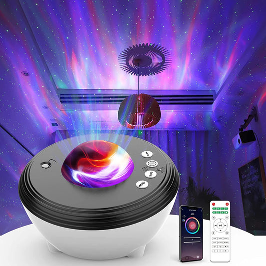 Starry Night & Northern Lights Projector with Bluetooth Speaker