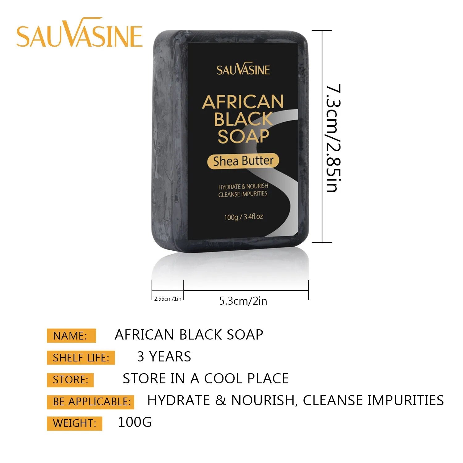 Shea Moisture African Black Soap Bar