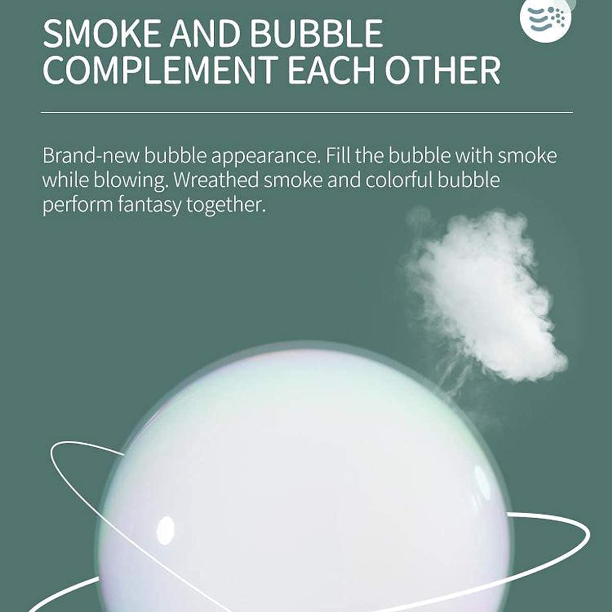 Magic Smoke Bubble Machine