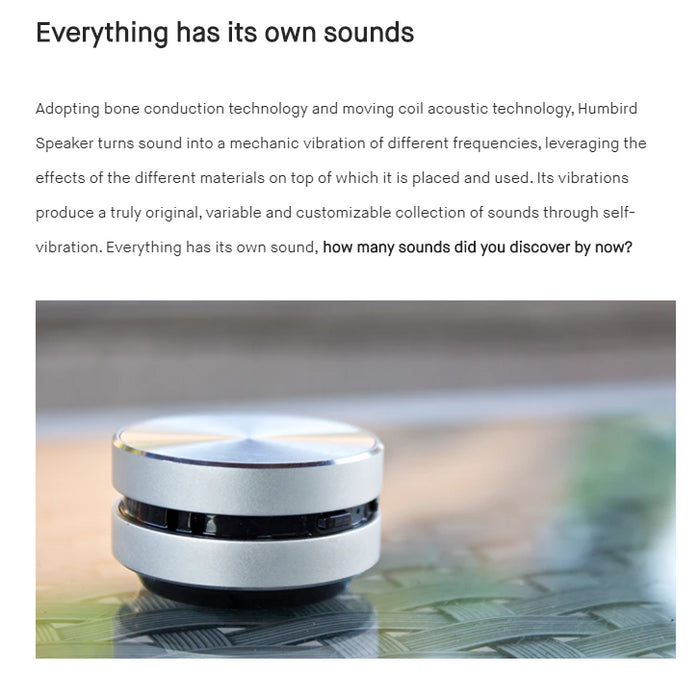 Dura Mobi Speaker Hummingbird Sound Box
