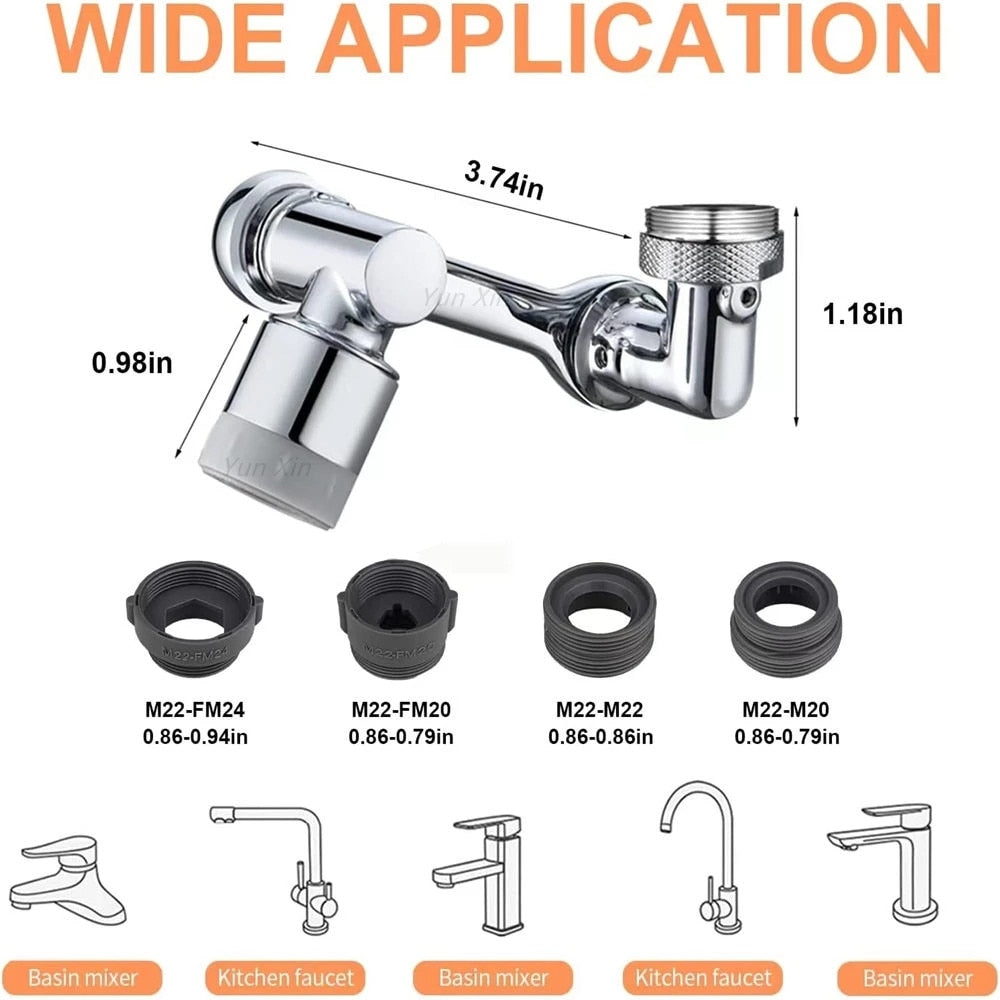 Universal 1080° Rotating Faucet