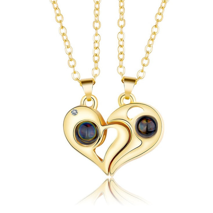 Couples 100 Languages Necklace
