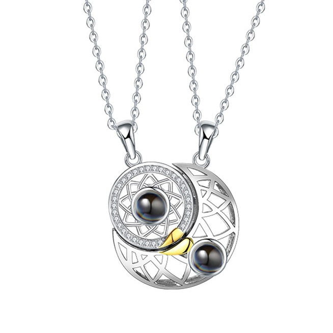 Couples 100 Languages Necklace