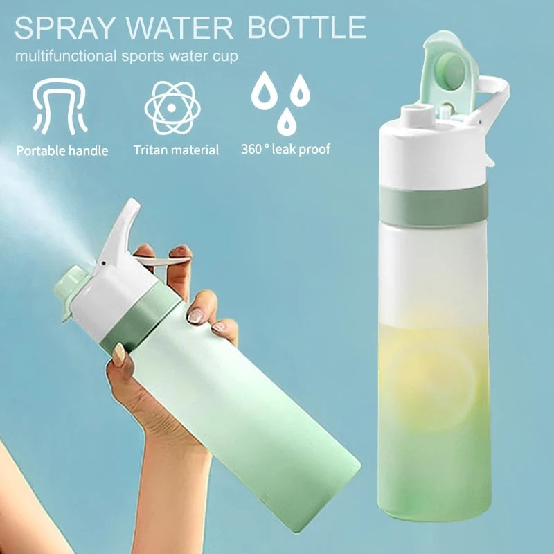 HydrateBliss Spray Water Bottle