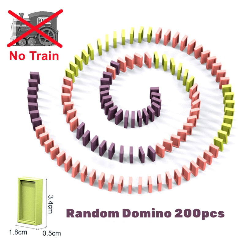 Toy Dominos Train