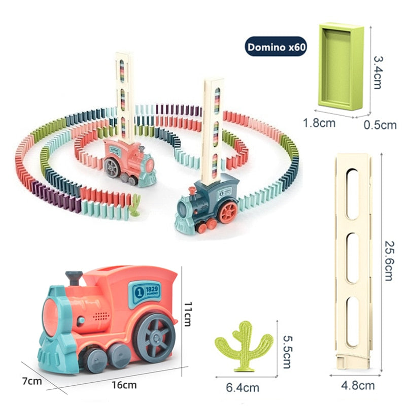 Toy Dominos Train