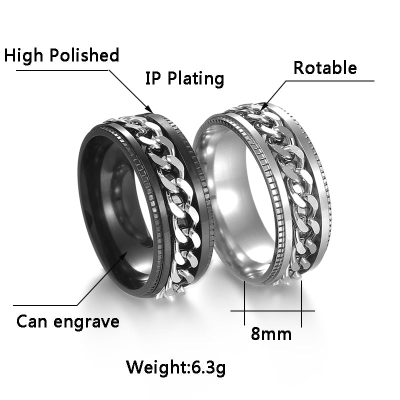 Fidget Chain Ring