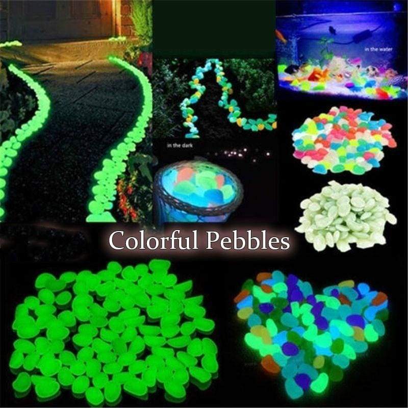 Glow In Dark Garden Pebbles