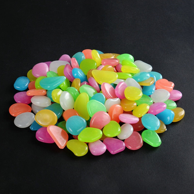 Glow In Dark Garden Pebbles