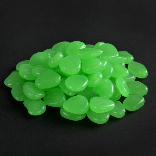 Glow In Dark Garden Pebbles