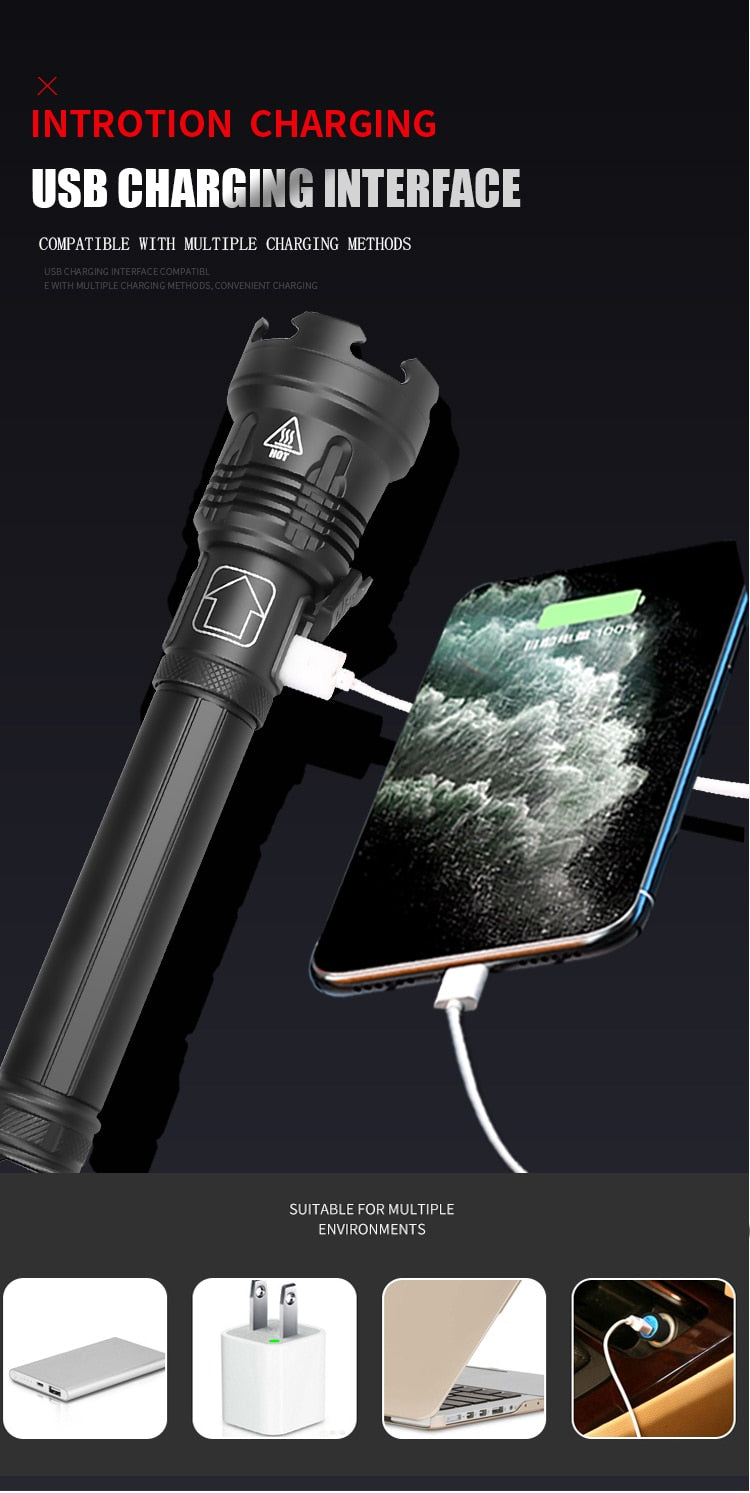 Long Distance Tactical Flashlight