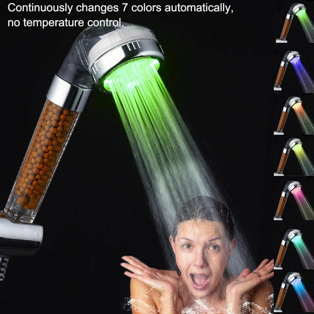 Purifying Multi Color Shower Head