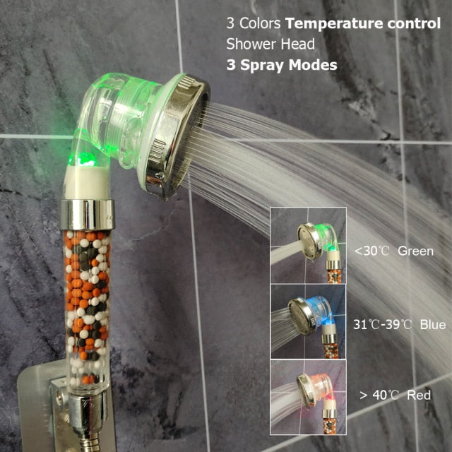 Purifying Multi Color Shower Head