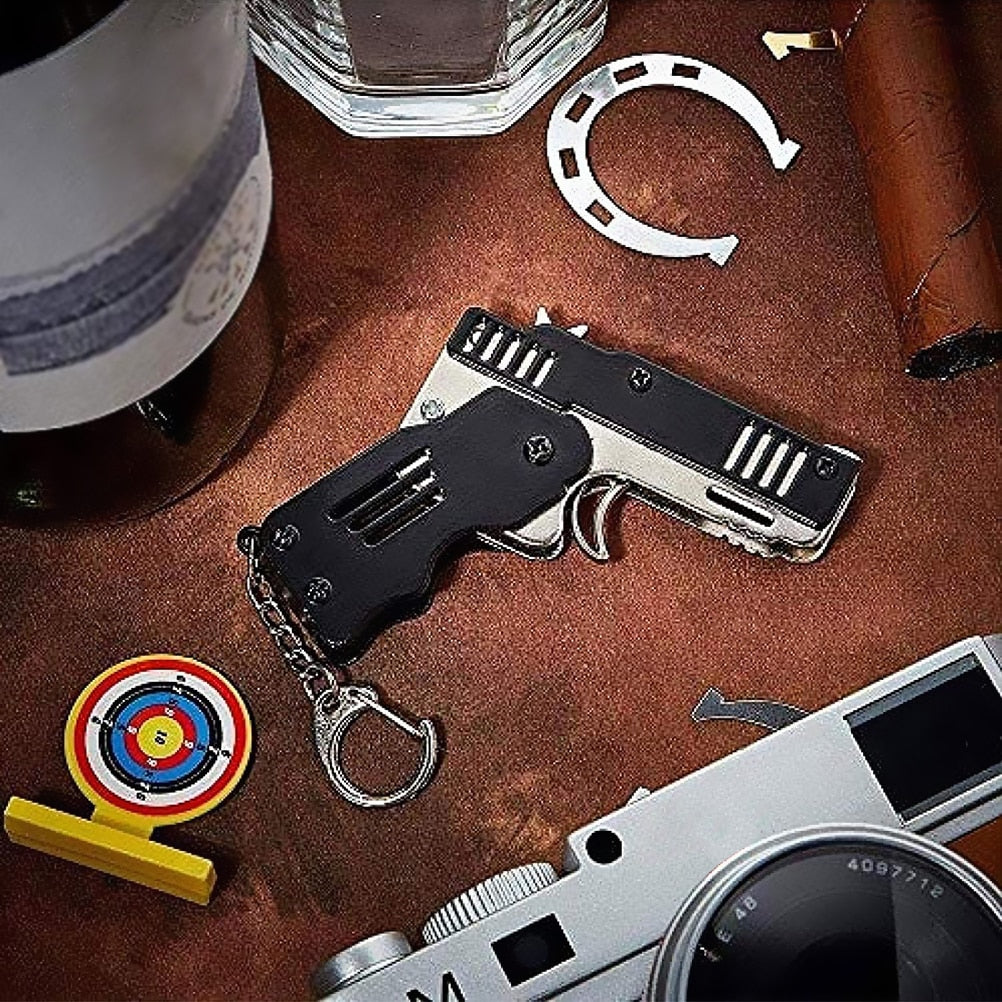 Keychain Rubber Band Gun