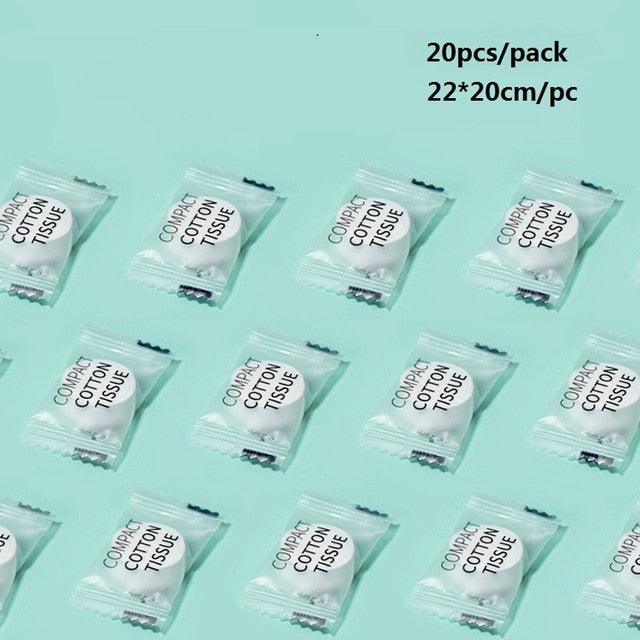 Mini Compressed Towel Capsules