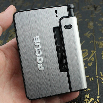 Portable Lighter Cigarette Case
