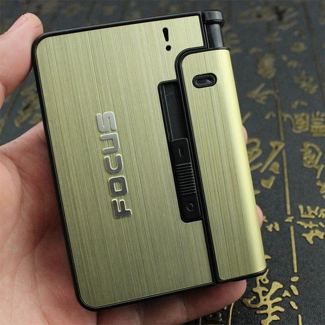 Portable Lighter Cigarette Case