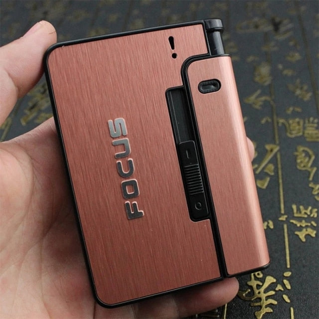 Portable Lighter Cigarette Case