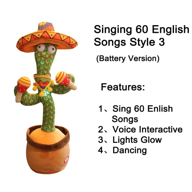 Dancing Singing Cactus
