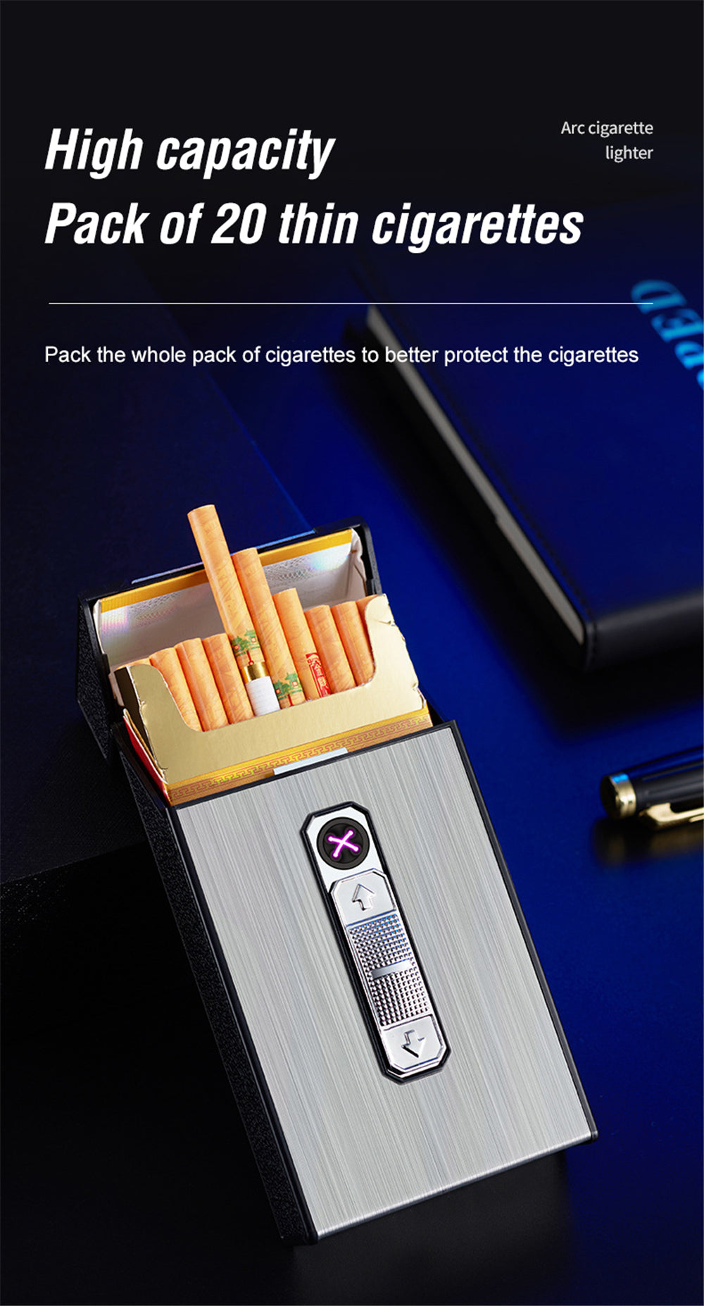 Cigarette Case Lighter