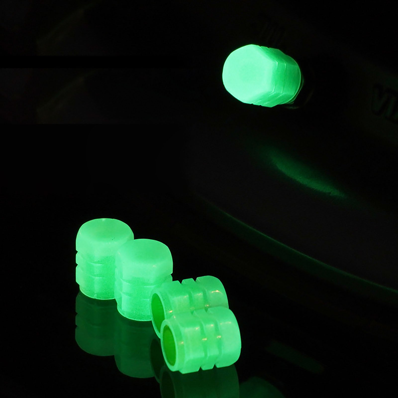 Glow In The Dark Tire Valve Cap